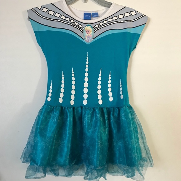 Disney Costumes Disney Elsa Leotard Party Dress Costume Frozen Poshmark